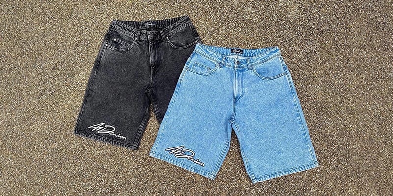 London store jean shorts