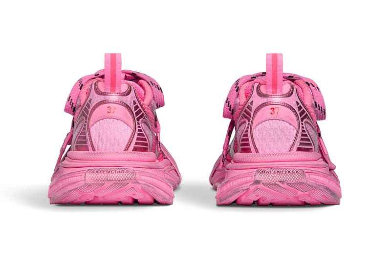 関税込【BALENCIAGA】50mm 3XL メッシュスニーカー Pink/Yellow Balenciaga 3XL Trainer Drops in