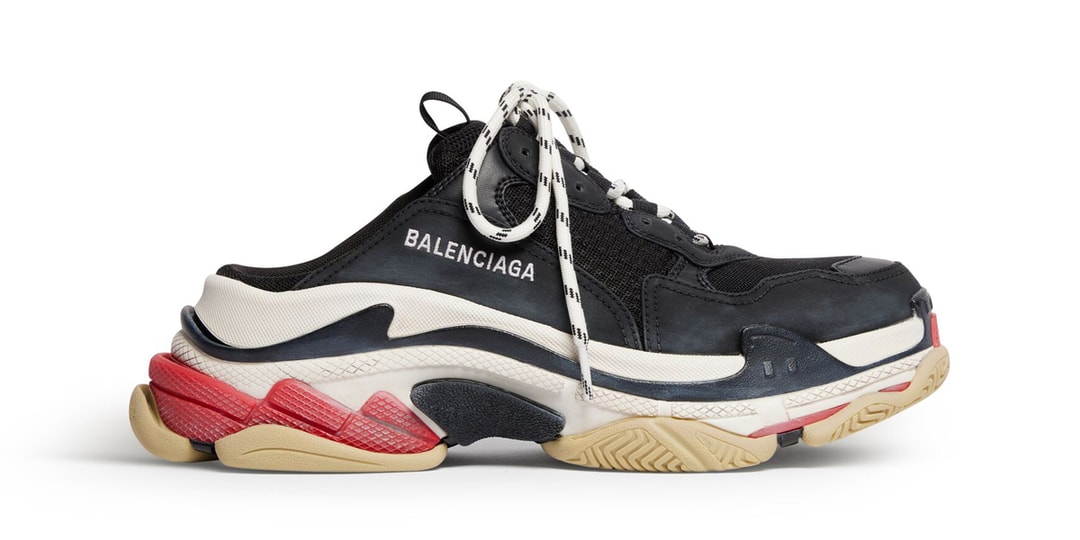 Наденьте мюли Balenciaga Triple S