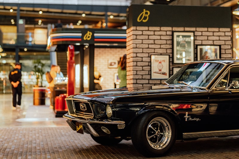 Breitling Top Time Garage Battersea PopUp Info Hypebeast