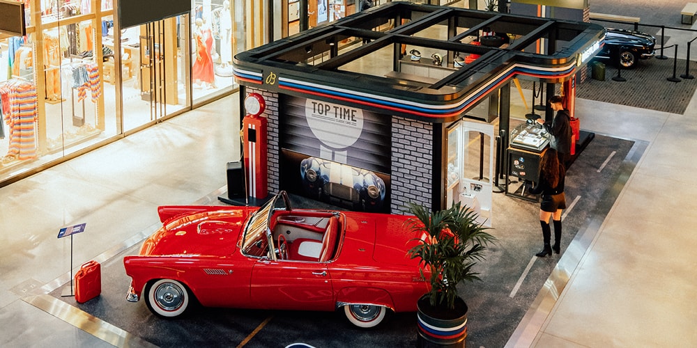 Breitling представляет свое лучшее всплывающее окно в гараже на лондонской электростанции Баттерси