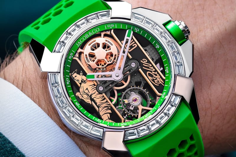 Cristiano Ronaldo Jacob Co. Heart of CR7 Baguette Watch Hypebeast