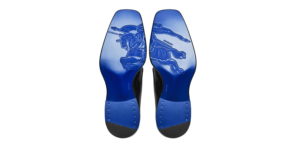 Обувь Burberry FW23 Дэниела Ли произвела впечатление большого синего бренда