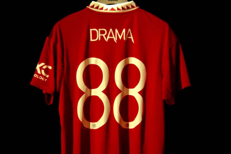 完売品Manchester United x DRAMACALL ゲームシャツ Drama Call x Manchester United x adidas Reveal a 