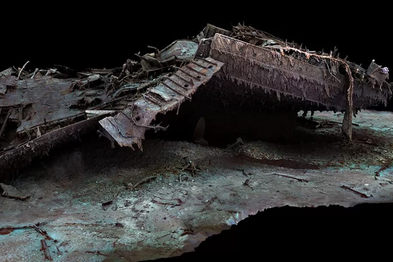 First Full-Sized Scan of the Titanic Captured | Hypebeast