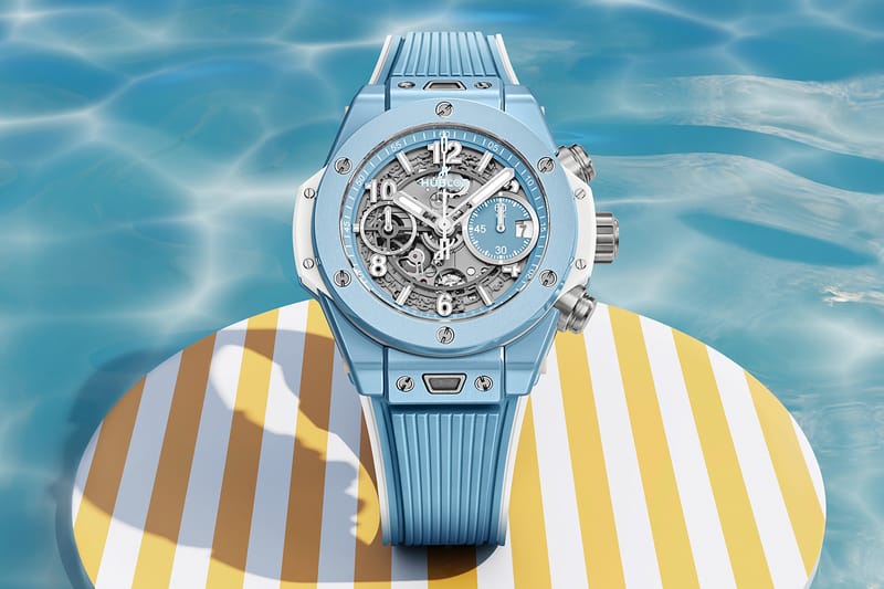 Hublot watch 2024 blue strap