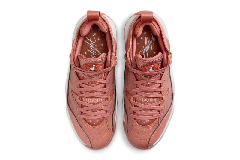 Pink rose store gold jordans