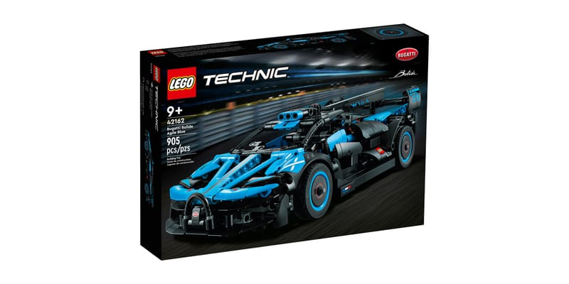 Lego technic blue race sales car