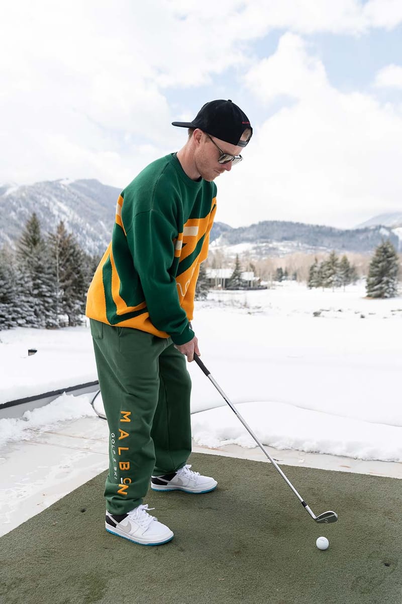 【MALBON GOLF】 [JeJu Exclusive] Dying Artwork Piste Malbon Golf and Ski Collection First Look | Hypebeast