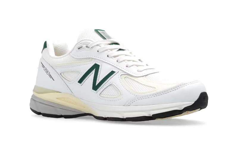 New Balance 990V4 White/Green 28-