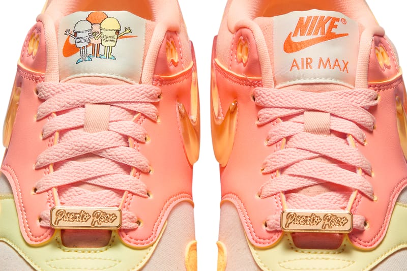 Pink and outlet orange nike sneakers