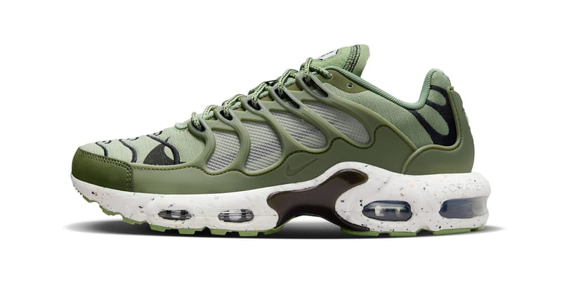 Nike air max plus men's sale olive green