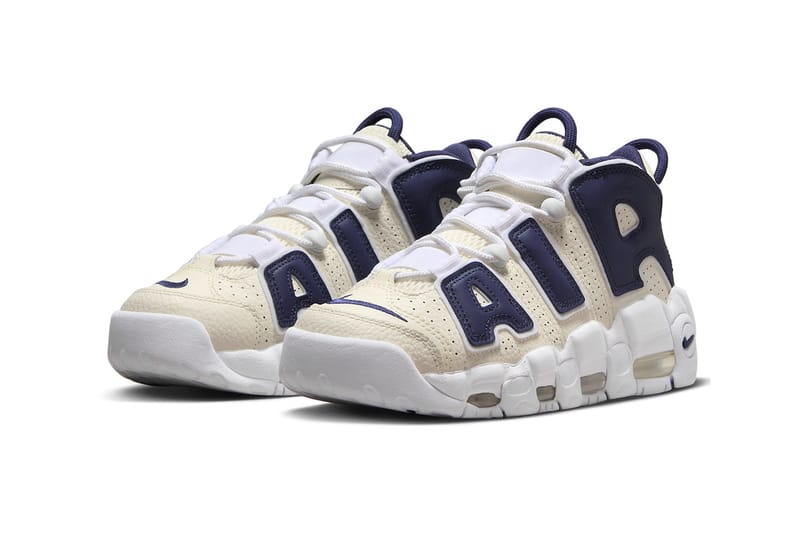 Nike uptempo navy shop gum release date