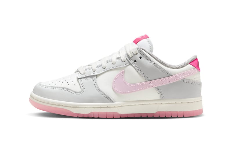 Nike gray cheap and pink