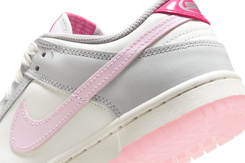 Pink and gray on sale nikes