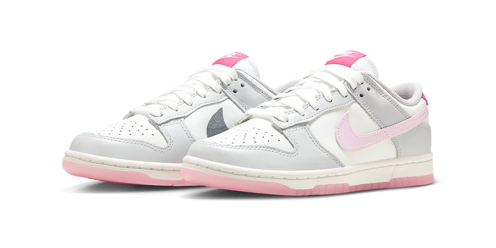 Nike добавляет розовый, серый и белый цвета в новую цветовую гамму Dunk Low «52»