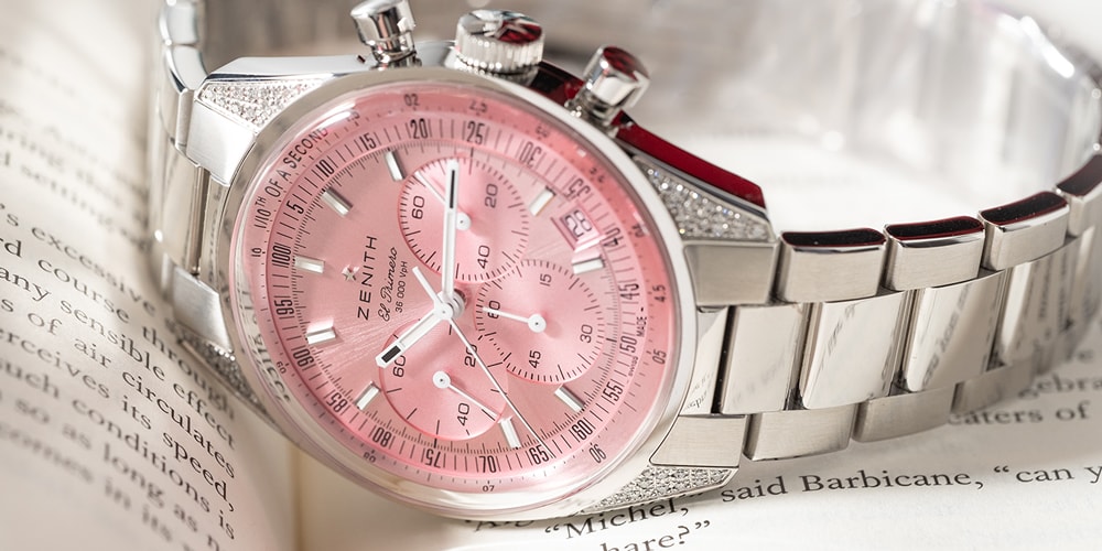 Phillips выставит на аукцион оригинальные розовые часы Zenith Chronomaster в целях повышения осведомленности о раке груди