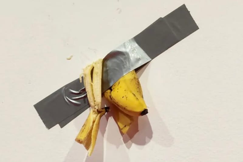 South Korean Student Maurizio Cattelan Banana Art | Hypebeast