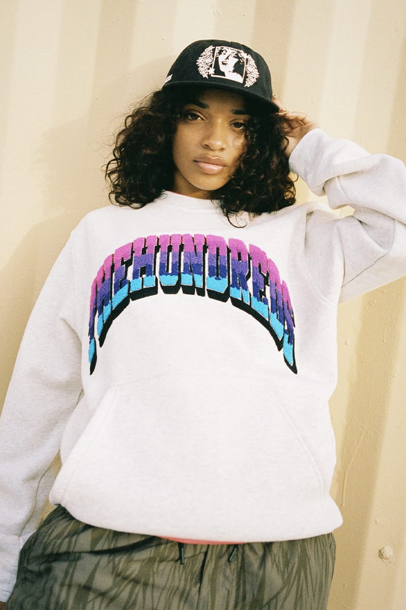 Pink the hundreds outlet hoodie