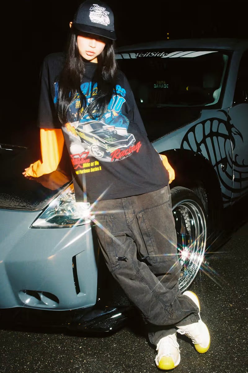 [YESEYESEE]★Y.E.S x Fast & Furious Letty Tee Key Street x Fast & Furious Letty Black T-Shirt | Zumiez