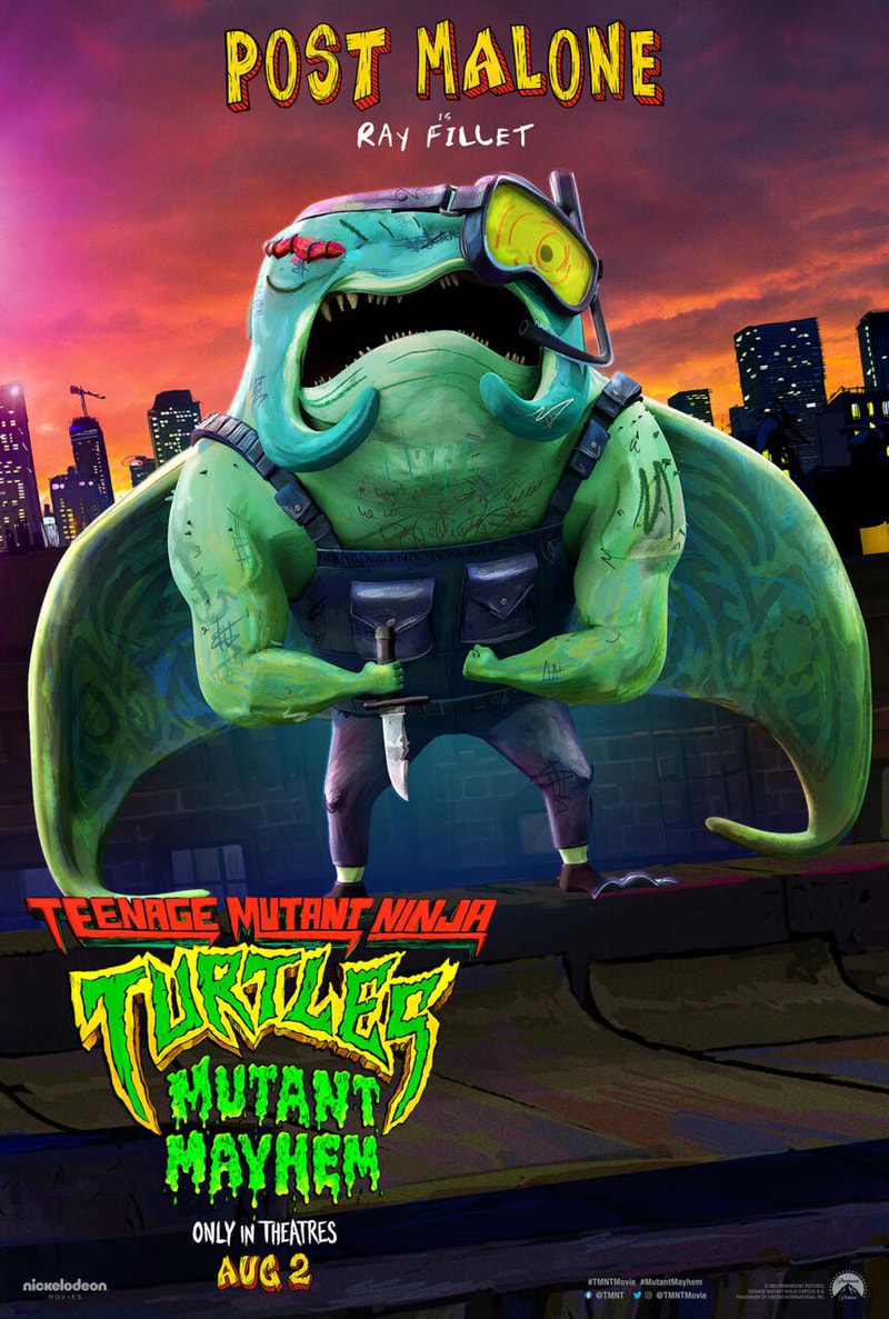 ‘Teenage Mutant Ninja Turtles: Mutant Mayhem’ Character Posters | Hypebeast