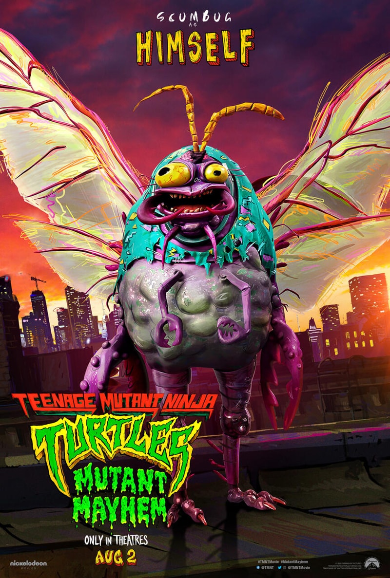 ‘Teenage Mutant Ninja Turtles: Mutant Mayhem’ Character Posters | Hypebeast