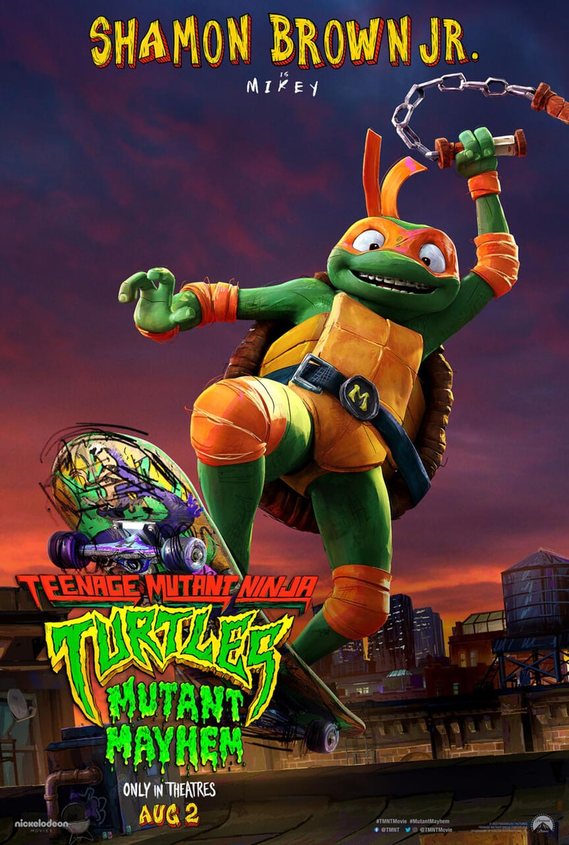 ‘Teenage Mutant Ninja Turtles: Mutant Mayhem’ Character Posters | Hypebeast