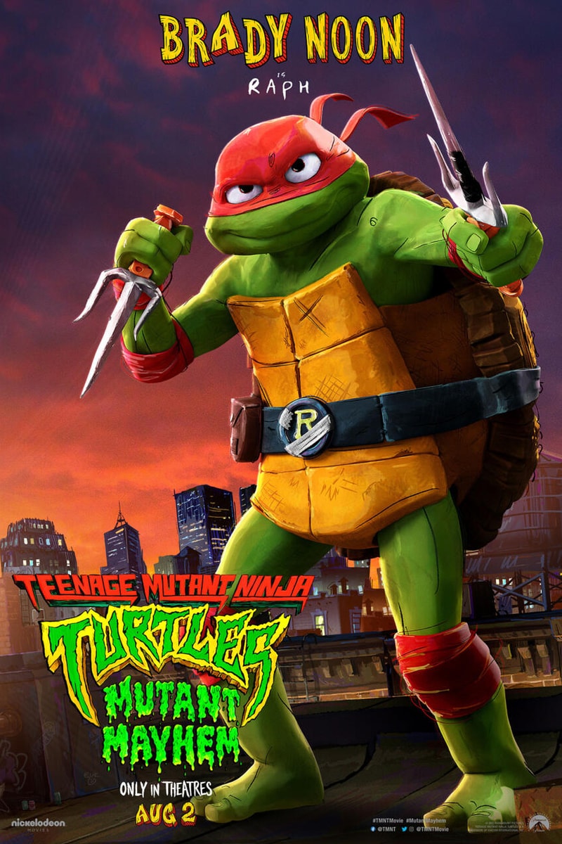 ‘Teenage Mutant Ninja Turtles: Mutant Mayhem’ Character Posters | Hypebeast