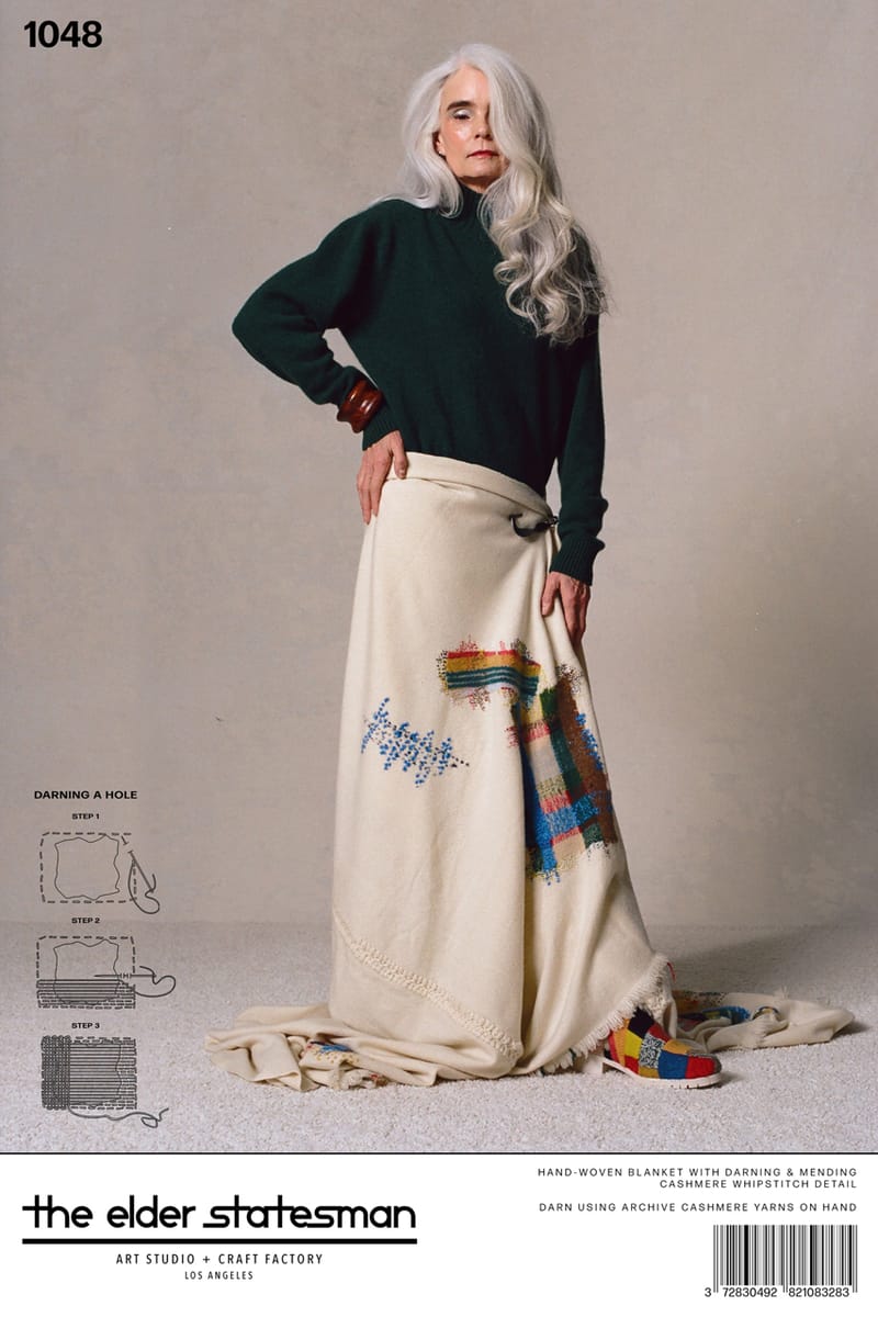 [美品]THE ELDER STATESMAN カシミアクッション beige THE ELDER STATESMAN Cashmere sweater | NET-A-PORTER