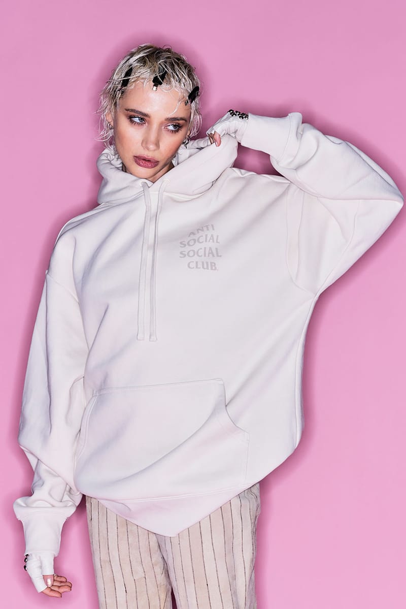 Anti social social 2024 club pink sweatshirt