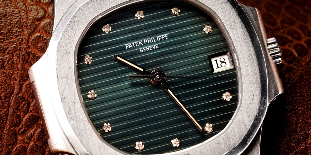 Редкие часы Patek Philippe Nautilus с циферблатом Sigma, украшенным бриллиантами, выставлены на аукцион