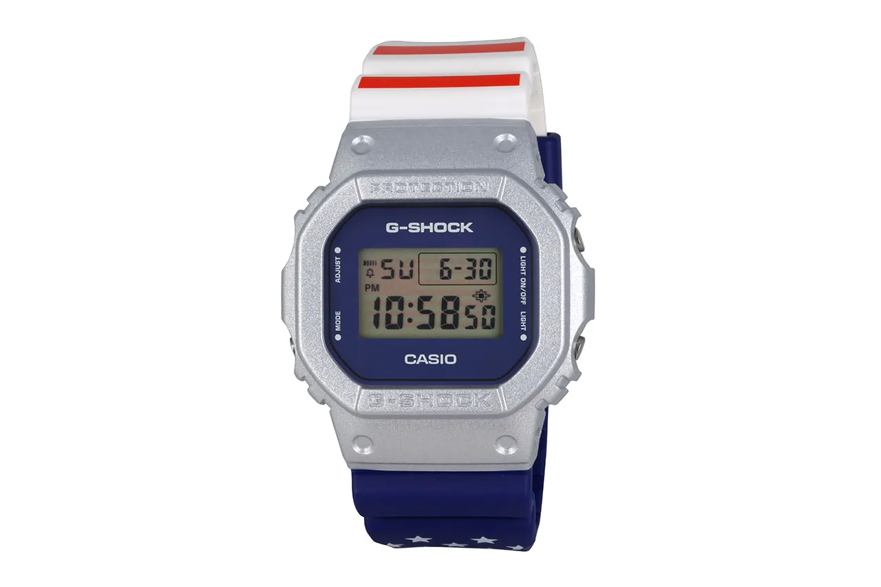 G SHOCK DW 5600 4th of July Watch Release Date Hypebeast