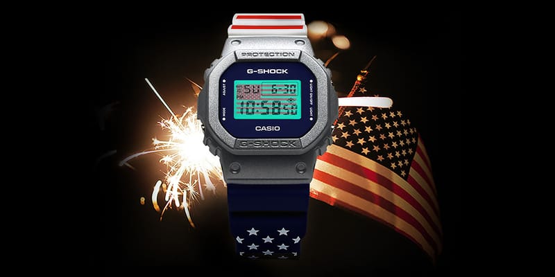 G-SHOCK DW-5600 4th of July Watch Release Date | Hypebeast