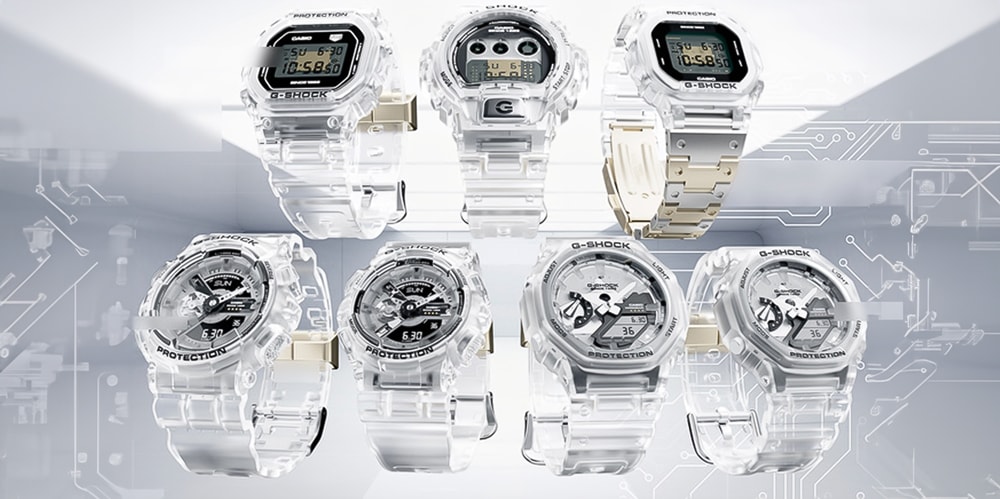 G-SHOCK выпускает часы в честь 40-летнего юбилея “CLEAR REMIX”