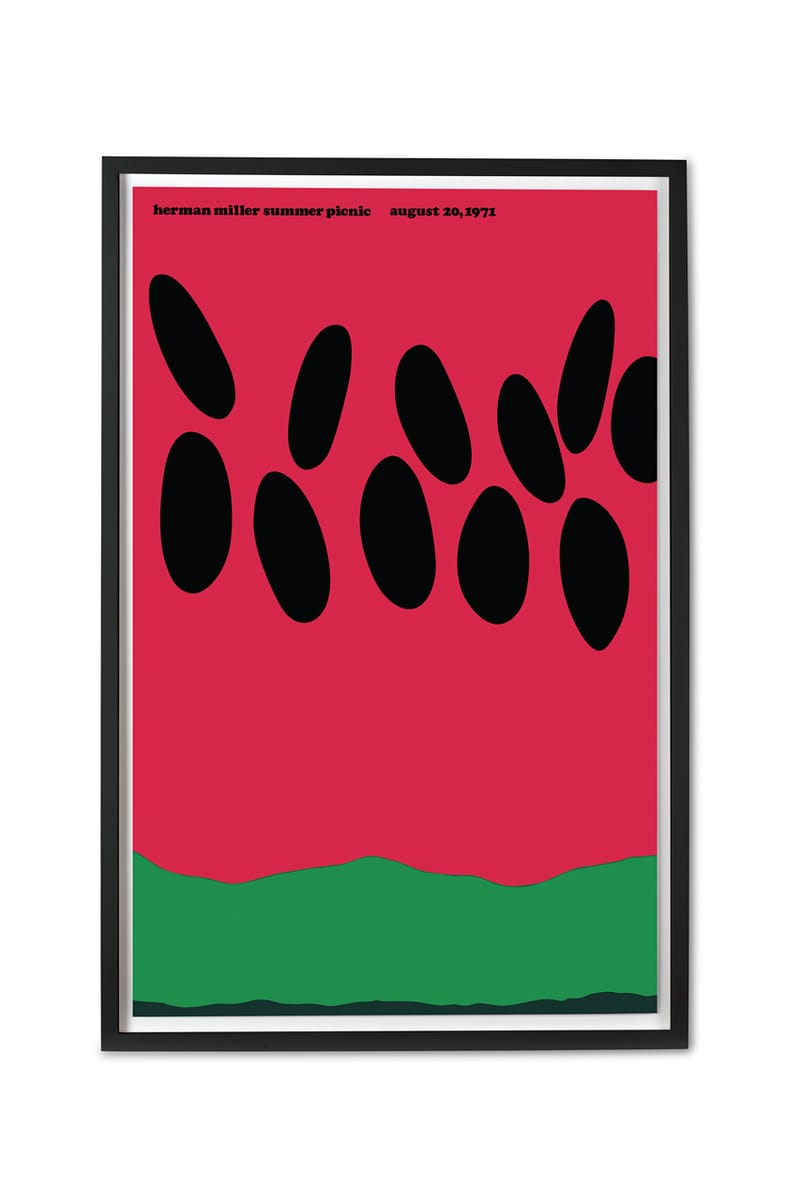 Herman Miller Watermelon Picnic Poster Reissue | Hypebeast