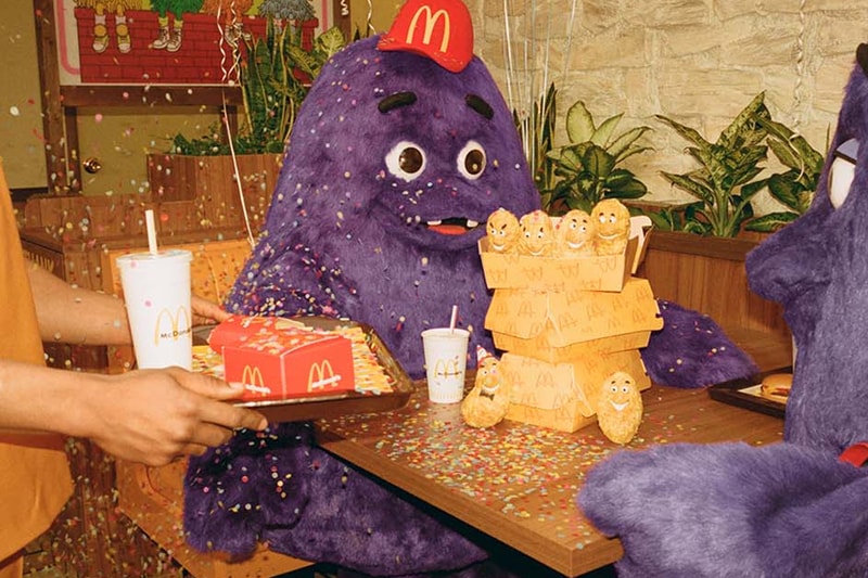 McDonald’s Grimace Birthday Meal and Shake Hypebeast