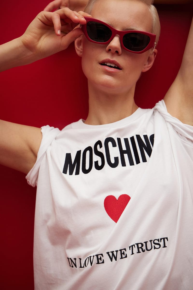 Love moschino discount purple muscle t-shirt