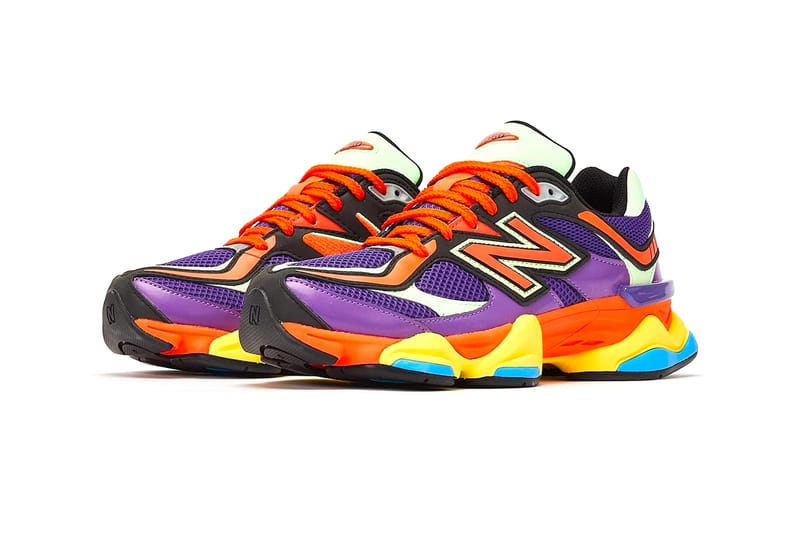 New balance purple store tennis shoes