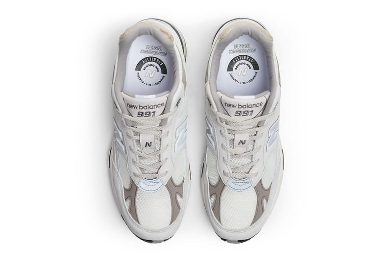 New balance m991 on sale white