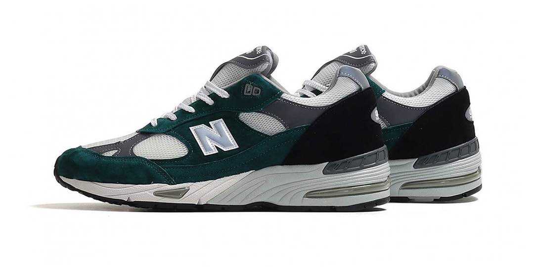 New Balance Made in UK 991 получил накладки «Pacific»