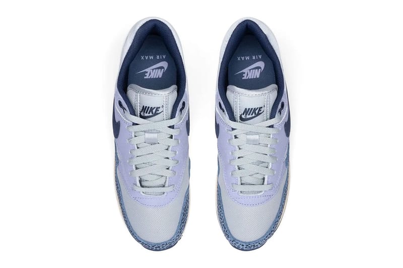 Air max 1 safari hot sale blue