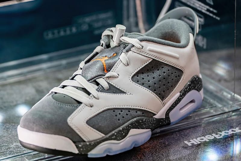 A Sneak Peek at the PSG x Air Jordan 6 Low in 'Cement Grey' – Hype Vault