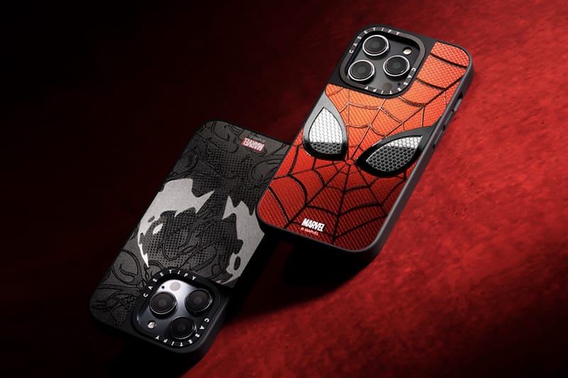 新製品スパイダーマン × CASETiFY　iPhone14promaxケース　赤 iPhoneアクセサリー