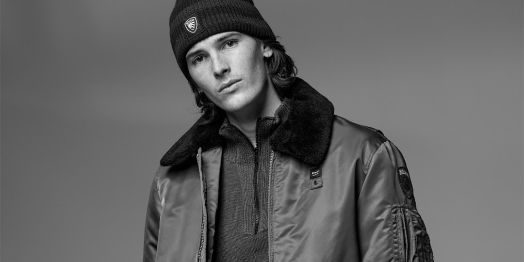 Дилан Броснан в рекламной кампании Blauer USA FW23