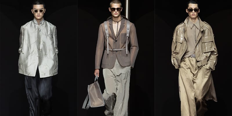 Emporio Armani Spring Summer 2024 Milan Fashion Week Hypebeast