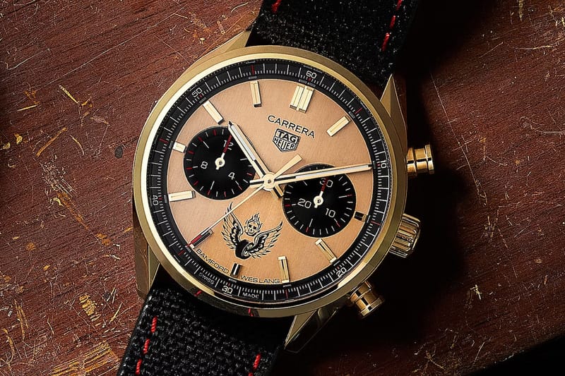 Tag heuer carrera online gold watch