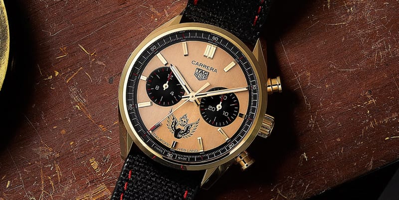 Bamford x Wes Lang 18K Gold TAG Heuer Carrera Hypebeast