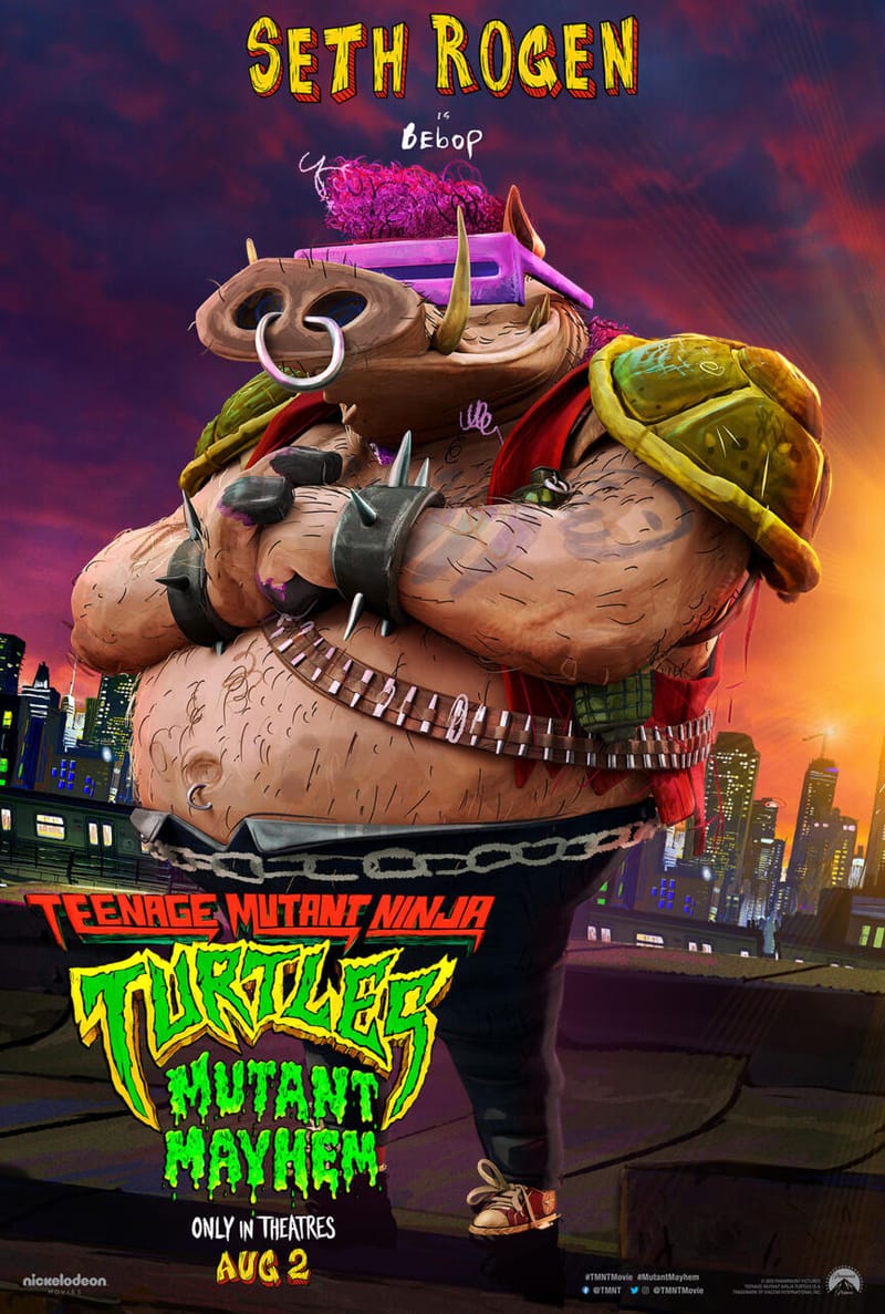 ‘Teenage Mutant Ninja Turtles: Mutant Mayhem’ Character Posters | Hypebeast