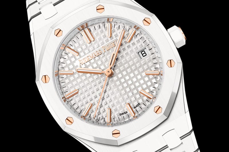 Audemars Piguet 34mm White Ceramic Royal Oak | Hypebeast