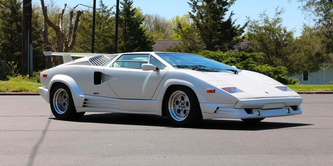 Lamborghini Countach, посвященный 25-летию Lamborghini Countach 1989 года, выставили на аукцион